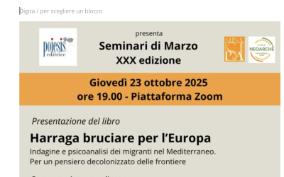 PRESENTAZIONE LIBRO – “Harraga bruciare per l’Europa”